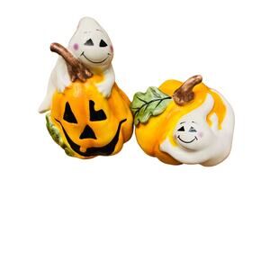 Blue sky Pumpkin Ghost salt and pepper 2020